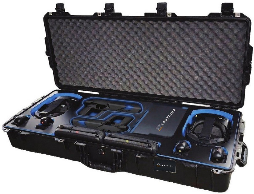 Complete two-user LASTLINE VECTOR system in a ruggedised transit case